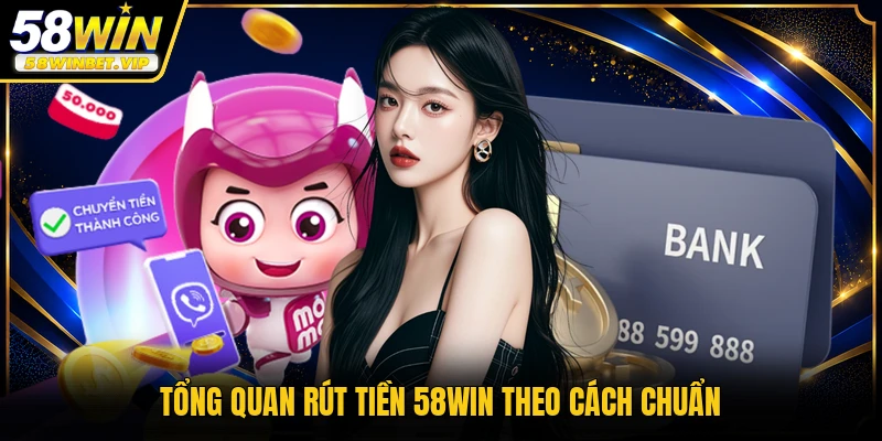 Tổng quan rút tiền 58WIN theo cách chuẩn